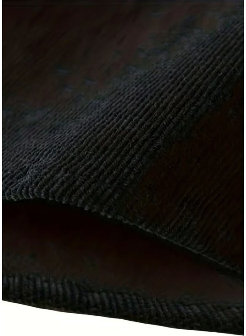 Cool Tarz Men's Oversize Shirt Collar Velvet Long Sleeve Winter Shirt - Image 1